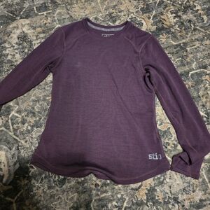 Stio Women’s Merino Wool Long Sleeve Top Size Small Purple
